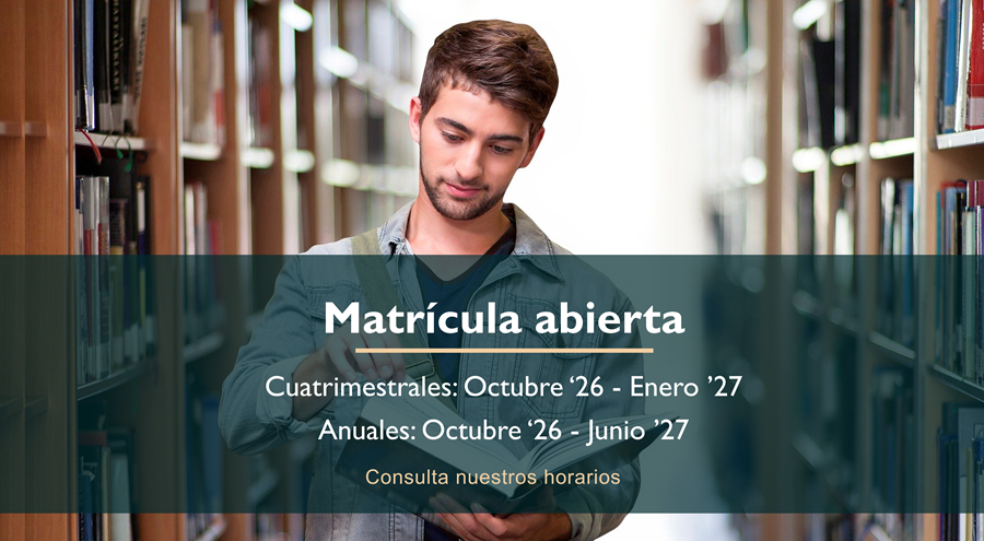 Matrícula abierta de los cursos cuatrimestrales 2023